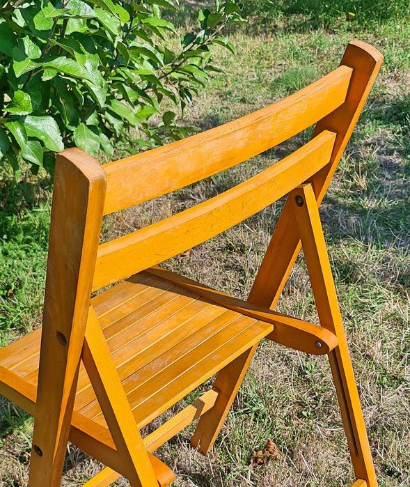 Столове сгъваеми парен бук комплект