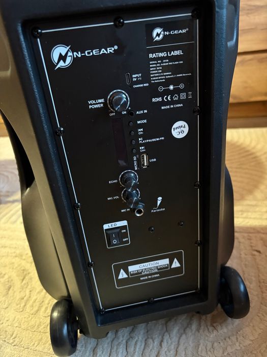 Аудио система N-Gear - The Flash 1205, черна