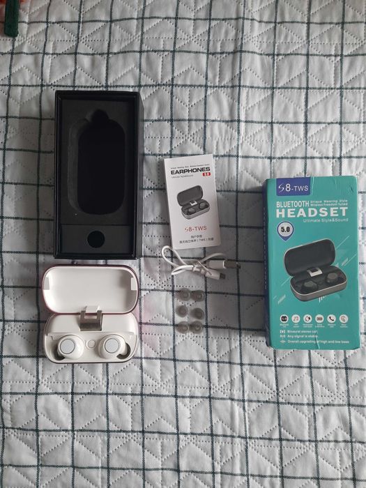 Casti Bluetooth COOCHEER® S8 HiFi, Bluetooth 5.0