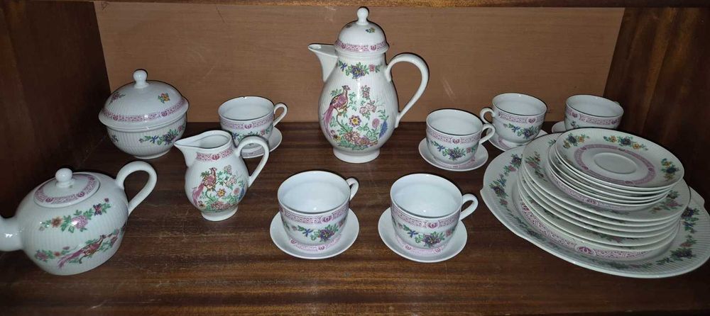 Нов порцеланов сервиз за кафе или чай от ГДР