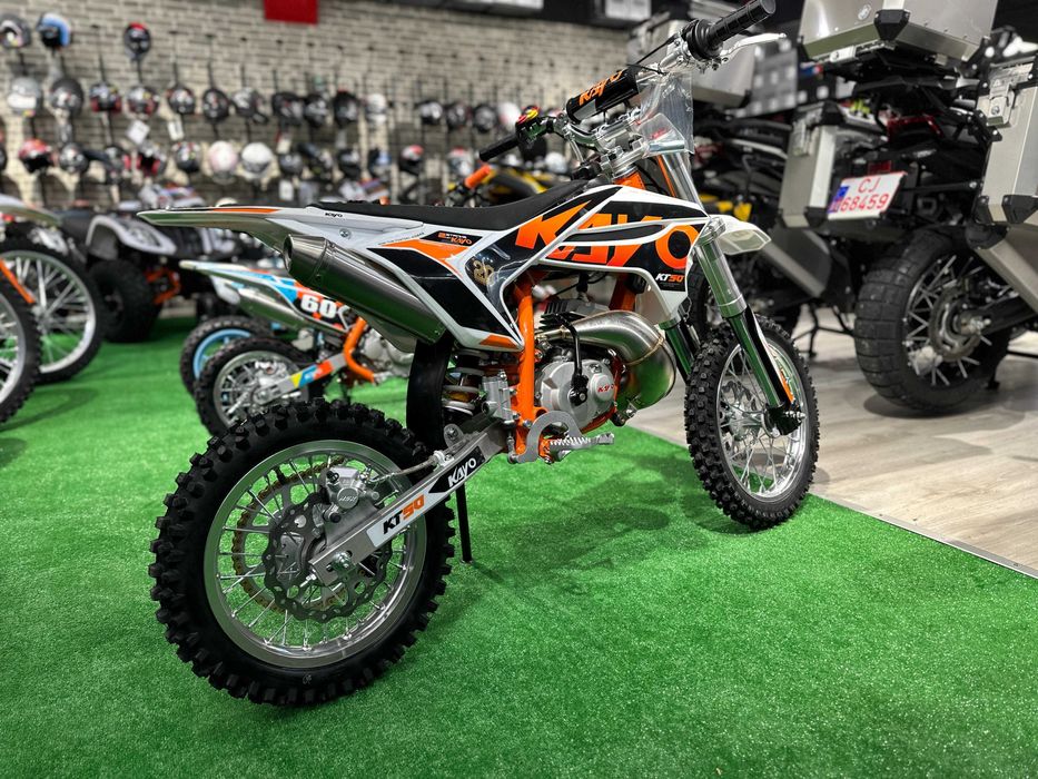 Motocicleta copii AUTOMATA KAYO KT50 + 5ani  (2T,50cc,8.3cp) la MYMOTO