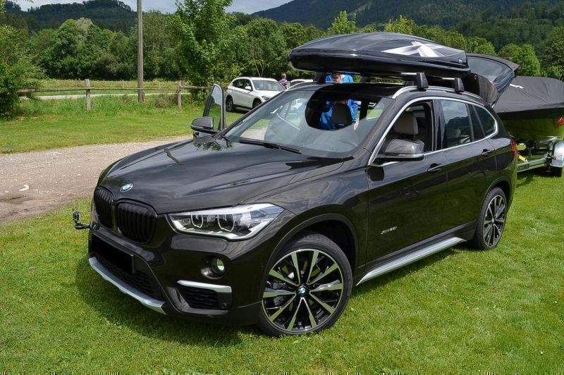 Grile BMW X1 SUV F48 Pre-LCI 2015-2019 Negru Lucios M import Germania