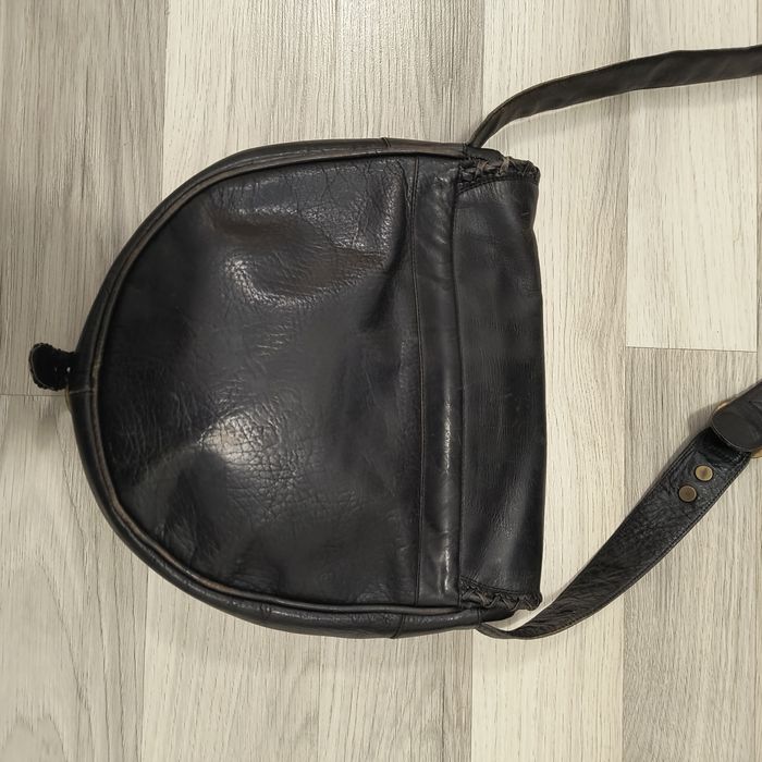 Geantă din piele naturală feronerie aurie 26/27 cm