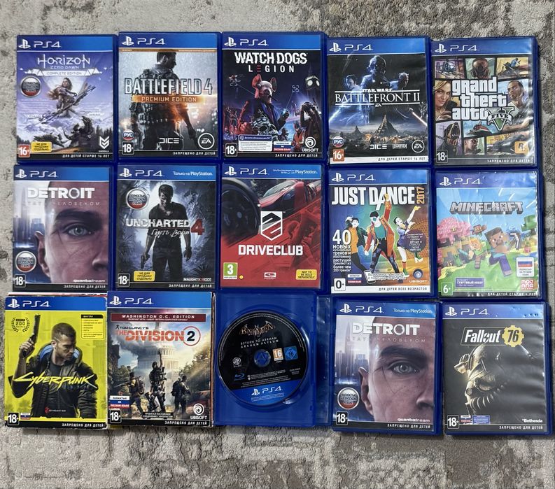Продам диски на Playstation 4 , 5 ,  игры