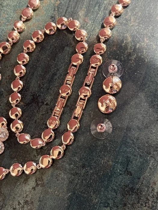 Set Angelic Swarovski Rose/Gold