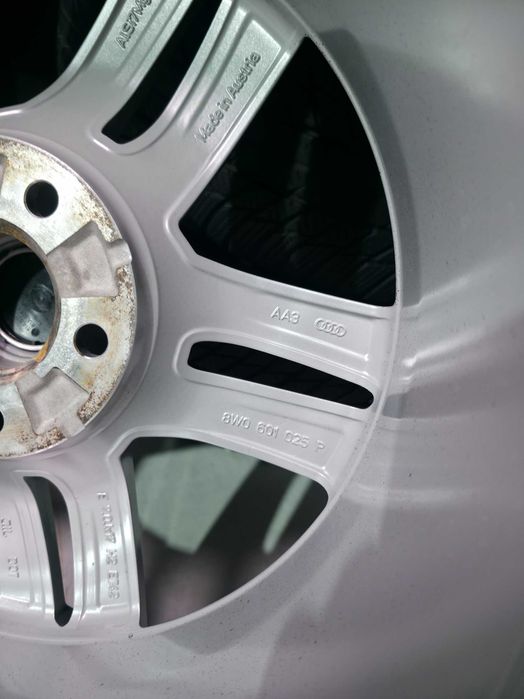 4 Roti Jante + Anvelope IARNA - 5x112 17'' - OEM AUDI A4 B8 B9 / Audi A5 - Anvelope Bridgestone AO - 225/50/17 - Stare F BUNA - DOT 2021 - SUPER PRET
