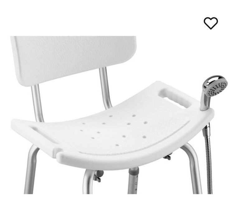 Стол за баня лек, неръждаем, място за душ слушалка