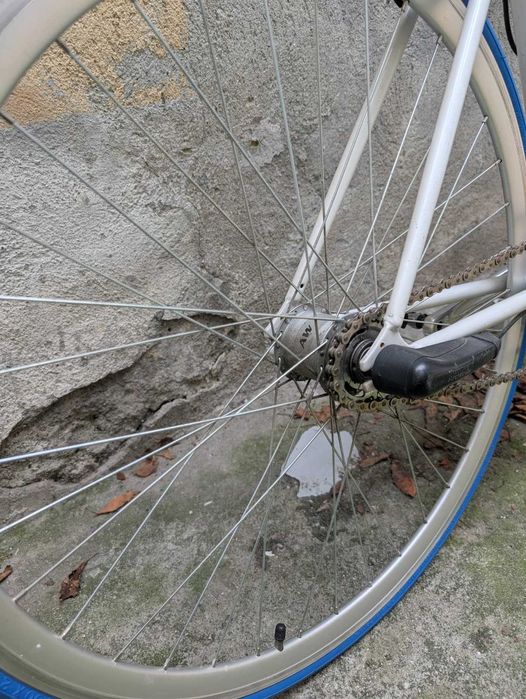 Bicicletă Pegas Clasic Alb Perlat