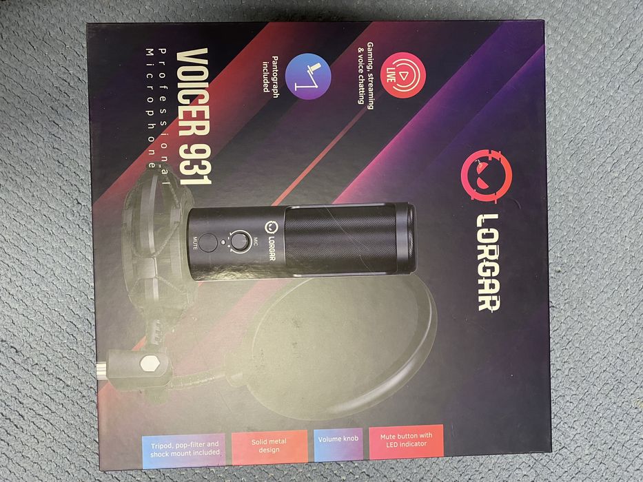 Продам микрофон Lorgar Voicer 931