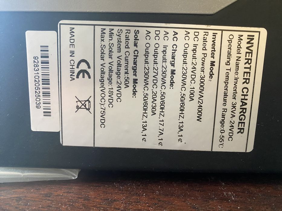 Инвертор гибрид 3kVt