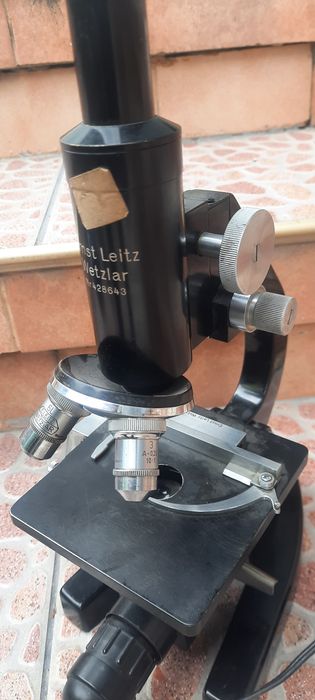 Микроскоп Leica / Leitz Wetzlar оригинално състояние