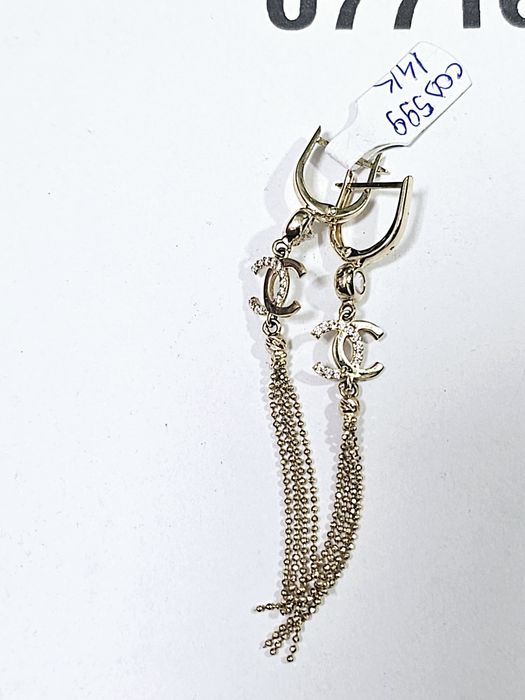 Vand cercei din aur 14 k 3.68 g cod 599