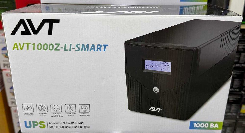 UPS AVT 1000Z-LI-SMART — Источник бесперебойного питания