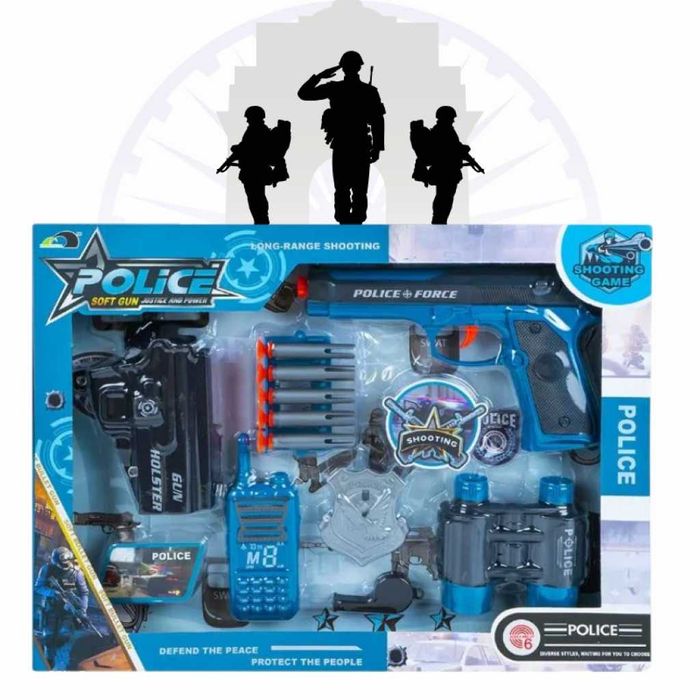 Детски полицейски комплект 7 части