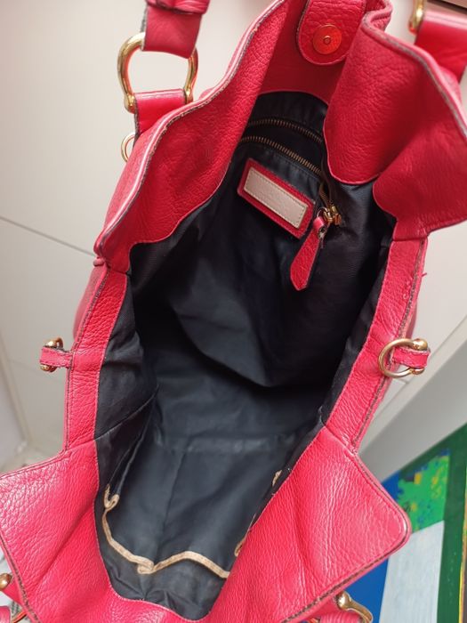 Две качествени дамски чанти от естествена кожа