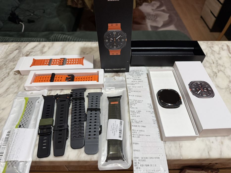 Samsung Galaxy Watch Ultra Titanium Gray! Гаранция!