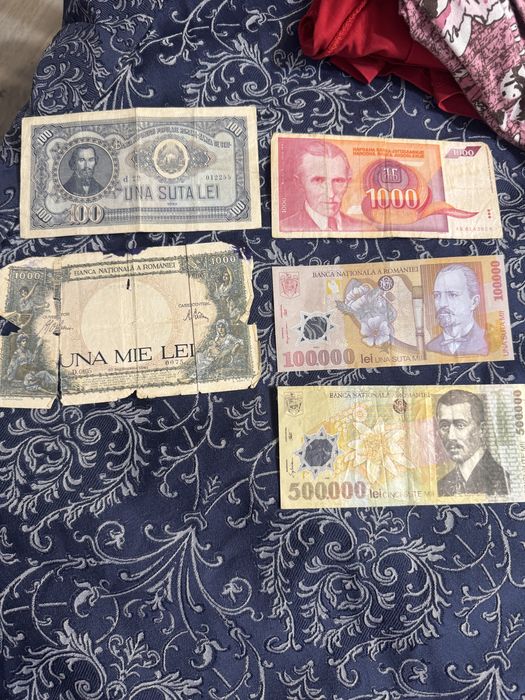 Vand bancnote an 2000, 2001, 1941, 1952.