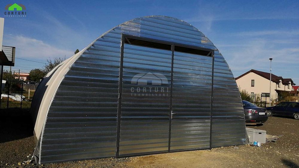 Cort industrial semirotund 6,1 x 9,15 x 3,66 m