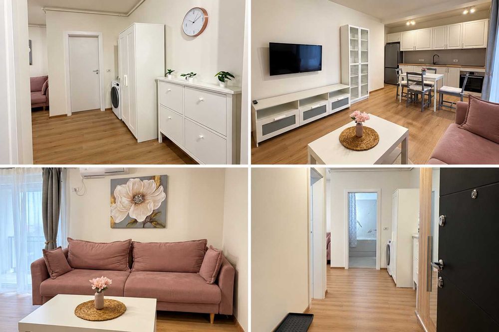 Apartament NOU 2 camere | Persoana fizica | Prima închiriere | Încălzire în pardoseală | Parcare | 0% comision | Timisoara zona de Nord
