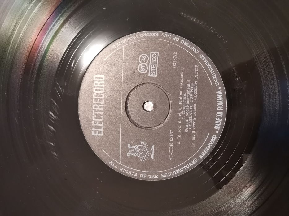 Vinil Holograf/ Iris/ Celelalte cuvinte