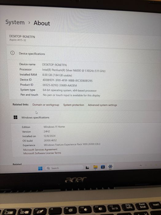 Лаптоп Acer Aspire