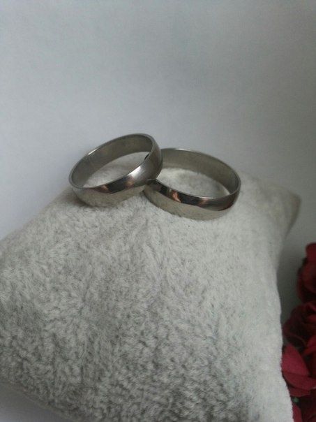Кольца из стали обручальные, парные
