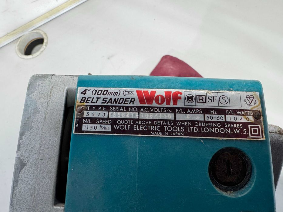 Лентов шлайф - Wolf 1040W / 110V / 100mm