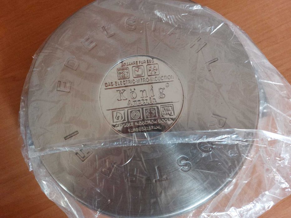 Vand set vase noi inox, originale König (Austria)