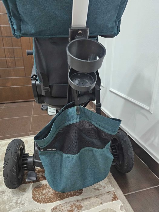 Tricicleta pentru copii Kinderkraft Easytwist Midnight Green