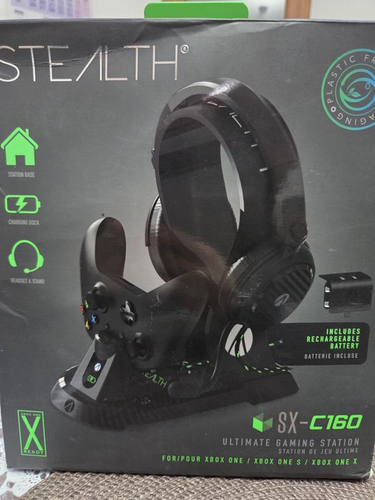 Căști Gaming+suport controller Xbox