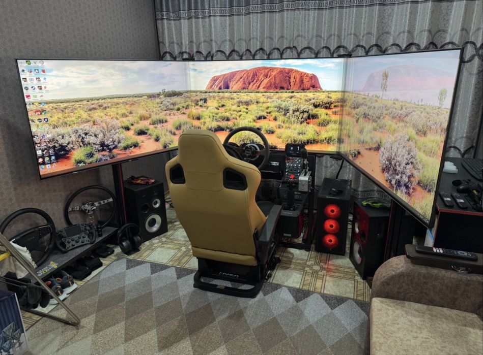 Продам triple screen (тройной экран) для кокпита