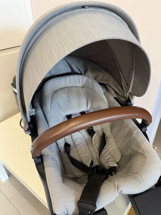 Stokke xplory v6 - Детска количка от 0м. Brushed gray