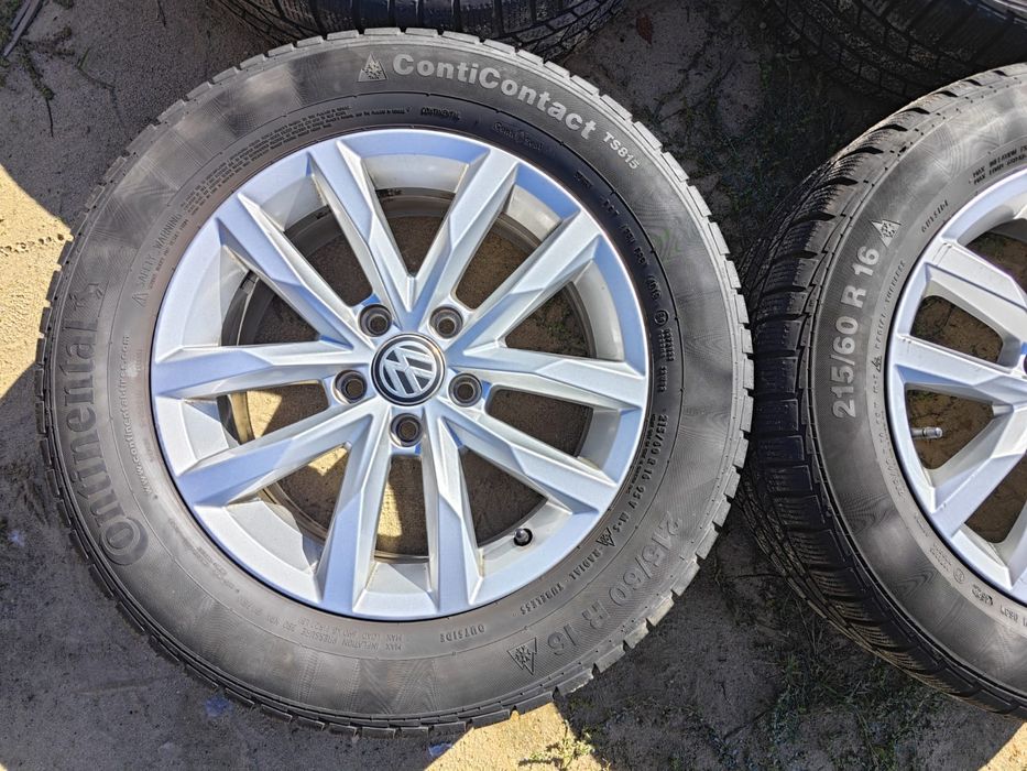 Jante Originale din Aluminiu de Volkswagen Passat pe 16"de IARNĂ M+S