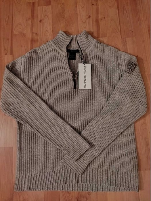 Свитер-полузамок Calvin Klein (США),оригинал,хлопок,новый,р-р 48
