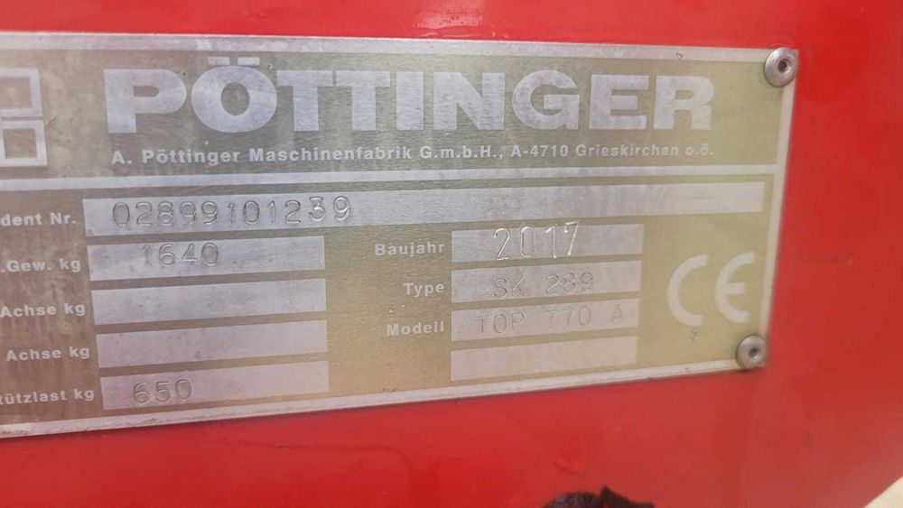 Grebla de adunat fan dubu Pöttinger