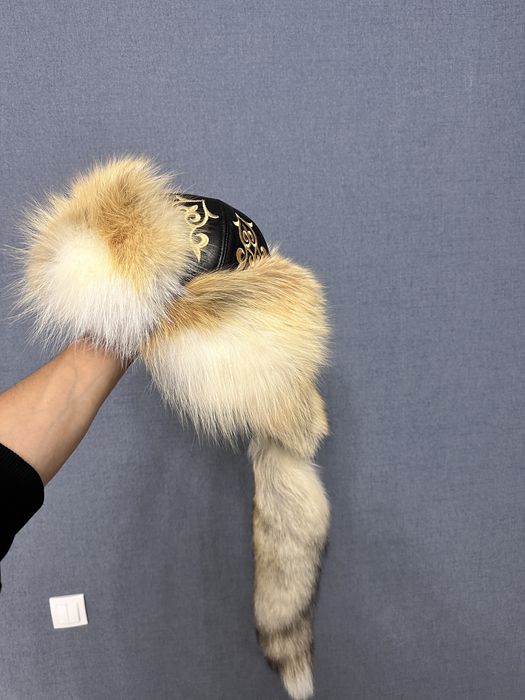 Шапка малахай лиса тумак тулки