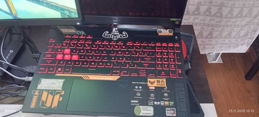Laptop Asus Tuf15 gaming rtx4060,2tb ssd,16 gbram