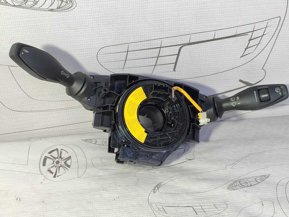 Ansamblu manete comenzi volan + spiră Ford Fiesta 8A6T14A664AL 2015 / [2013-2017] / (5B3)