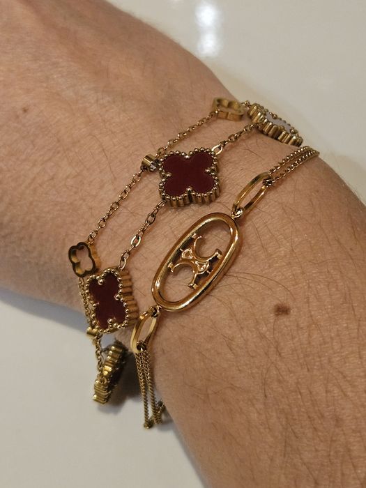 Стоманена дамска гривна C*e*l*i*n*е, медицинска стомана, неръждаема