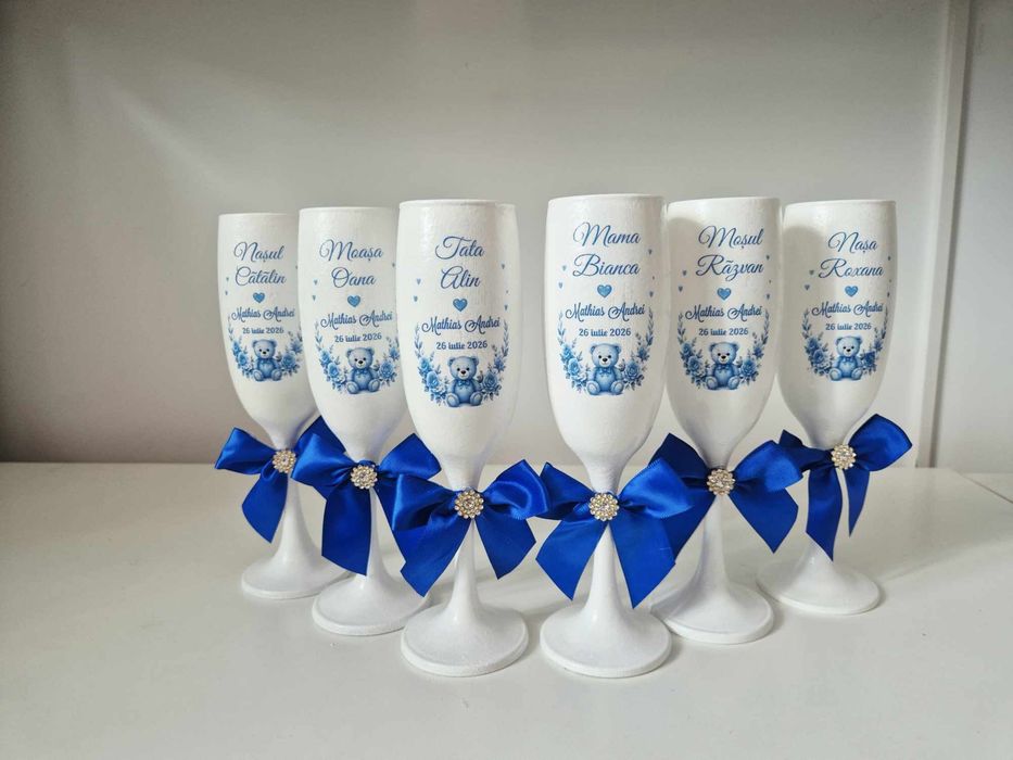 Pahare nunta botez personalizate