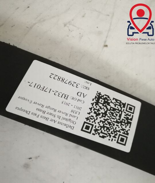 Въздушен дефлектор Предна Дясна Лента Оригинален В Добро Състояние Лен