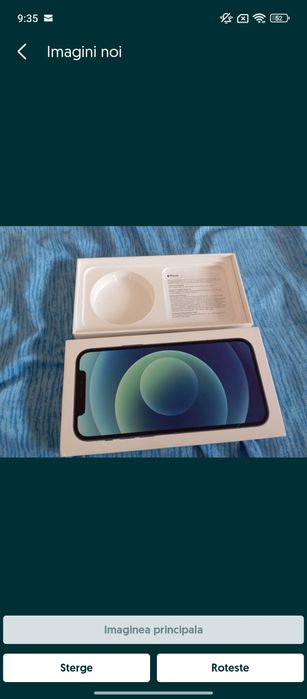 Vând iph 12 albastru de 128 gb