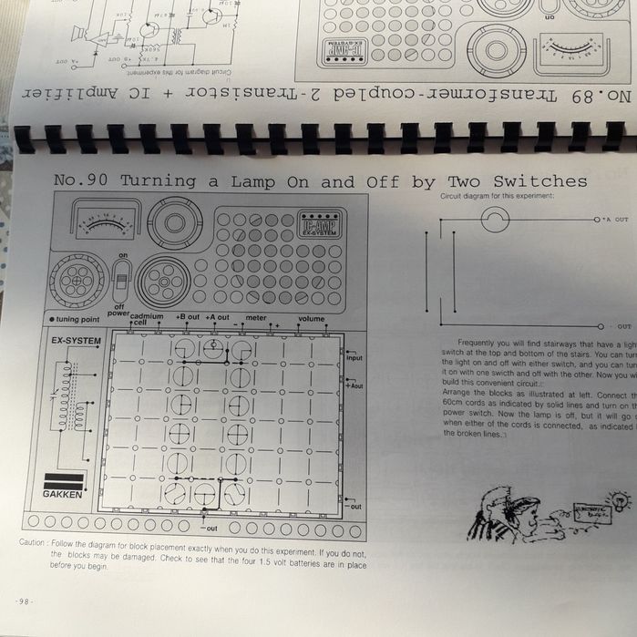 Kit  Educational GAKKEN  EX150  Aparat didactic pentru circuite