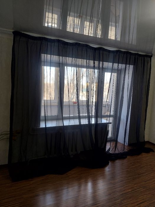 Тюль черная в зал