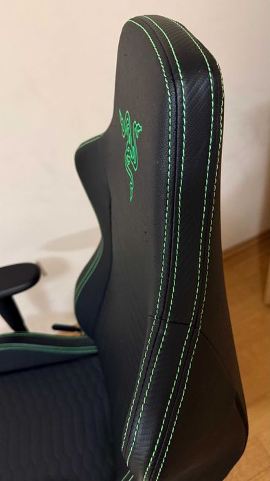 Gaming стол Razer Iskur X, Зелен / Като нов