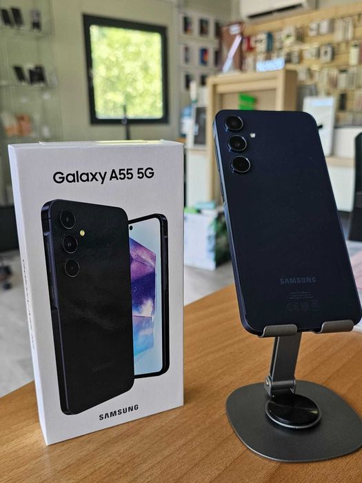 Samsung A55 128 GB - Ca Nou - Factura + Garantie - Husa + Folie cadou