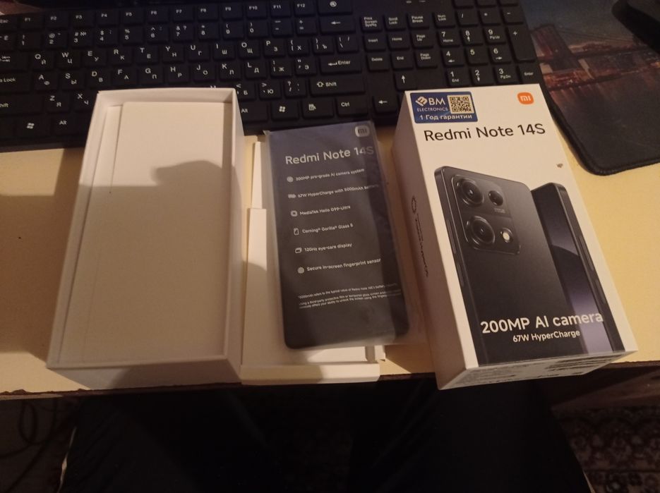 Redmi not 14s с гарантией