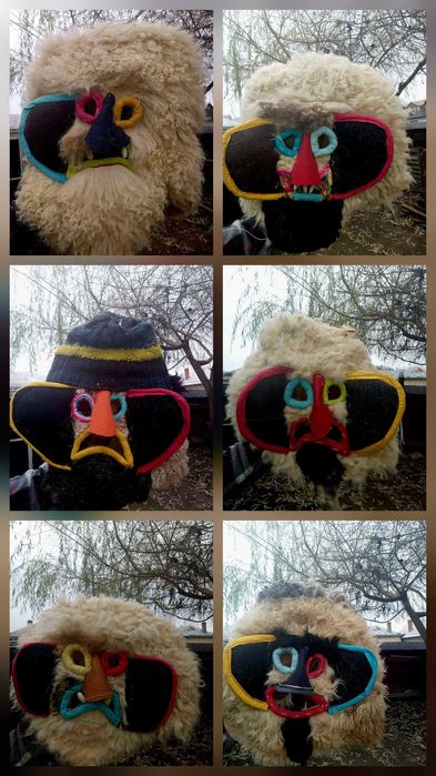 Măști tradiționale de anul nou!