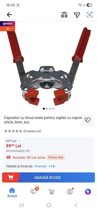 Capsator pentru sigilare