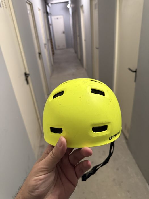 Cască  schi / Ciclism 520 Fluorescent Copii